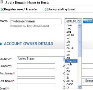 You can also request a transfer of your existing .com.au domain name