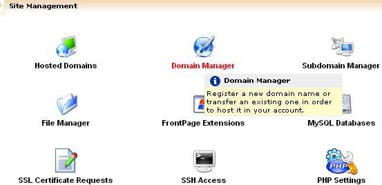 Get your .com.au domain name form the hosting Control Panel