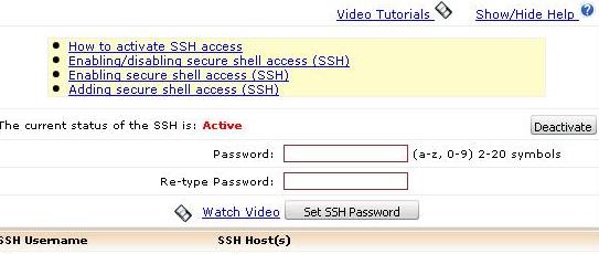 Where to find the SSH Service movies