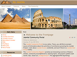 Ancient Wonders Joomla Template