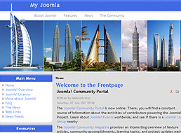 ManMade Wonders Joomla Template