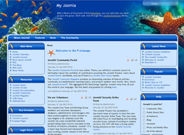 Ocean Life Joomla template