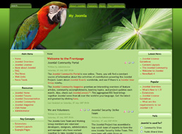 Tropical Forest Joomla template