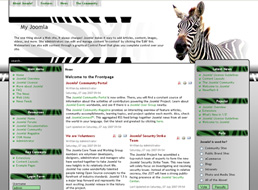 Zebra Fashion Joomla template