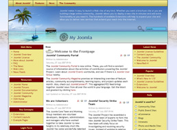 Beach Resort Joomla 1.5 template