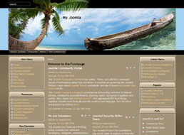 Exotic Canoe Joomla 1.5 template