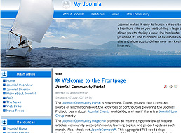 Sailing Adventures Joomla 1.5 template