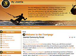 Waveriders Joomla 1.5 template