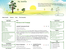 Spring Day Joomla 1.5 template