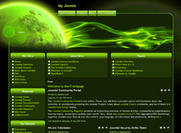 Alian Planet Joomla template