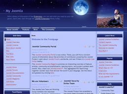 Moon Watcher Joomla template