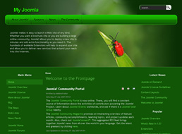 Red Bug Joomla 1.5 template