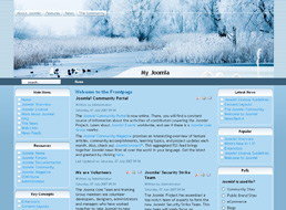 Winter Idyll Joomla 1.5 template