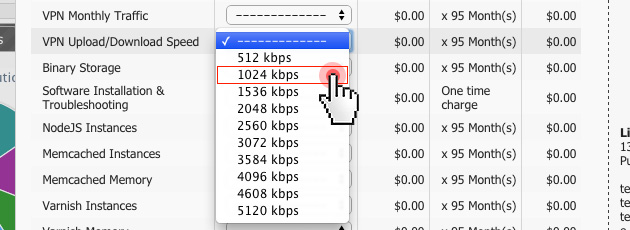 VPN upgrades - upload download speeds